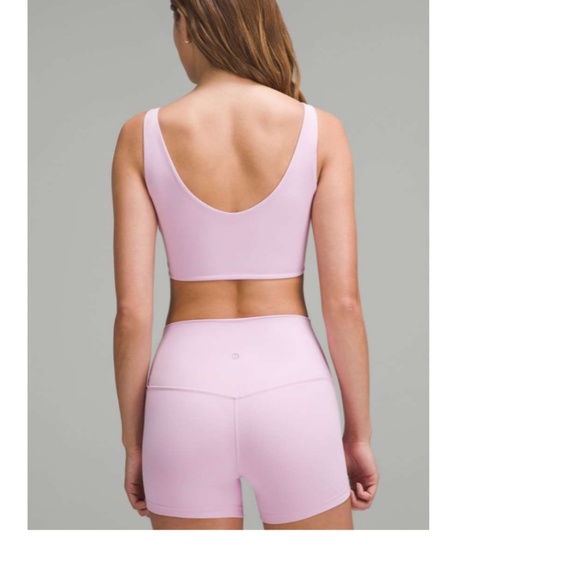 Lululemon Scoop Neck Bra - Light Pink (Size 4) - Nulu Fabric - Matching Align - Picture 3 of 9